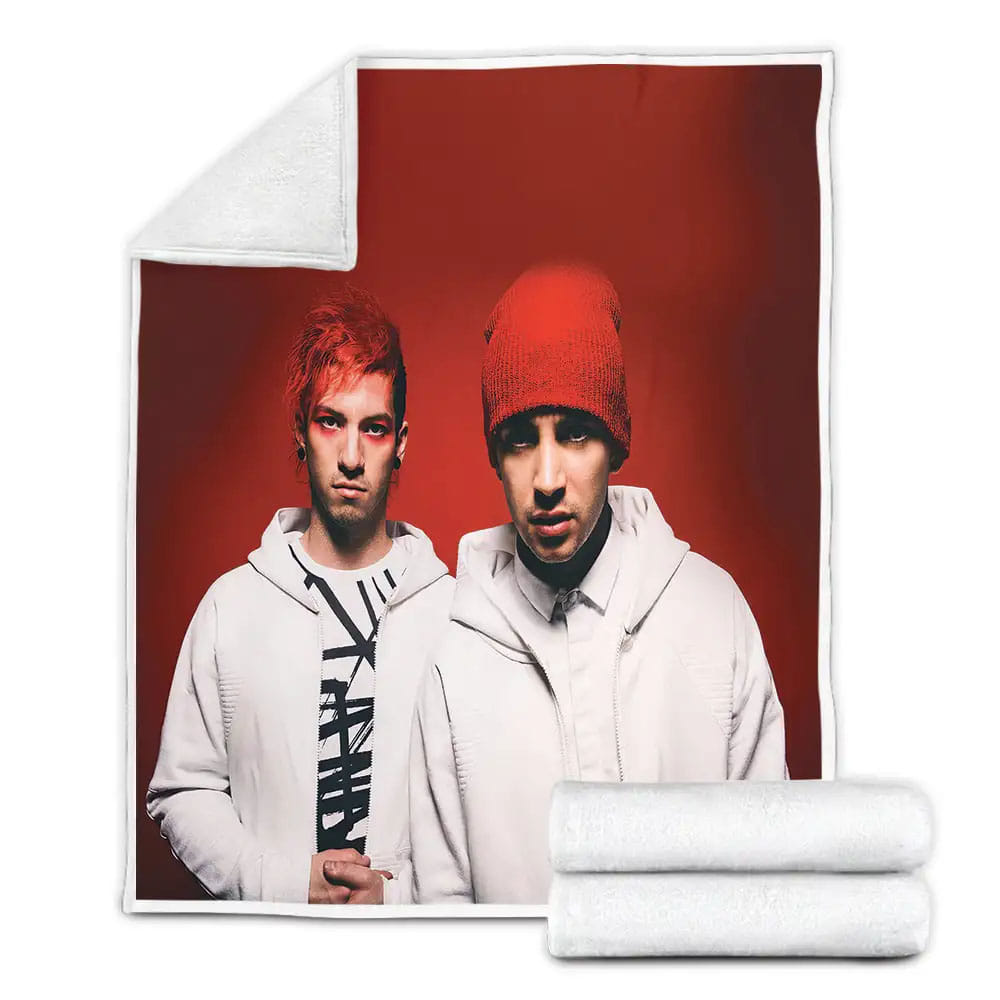 Twenty One Pilots Fleece Blanket Gift For Birthday Halloween Christmas Thanksgiving