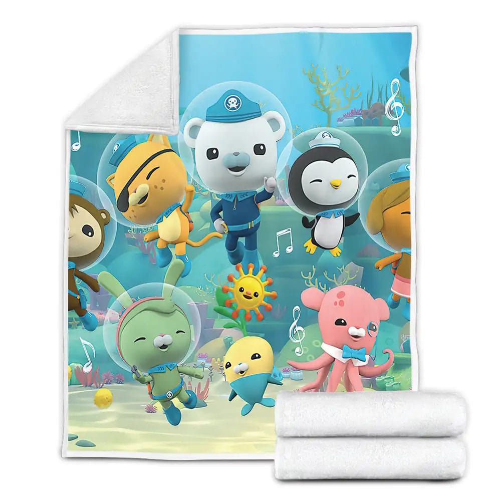 The Octonauts Having Fun Fleece Blanket Gift For Christmas Thanksgiving Halloween