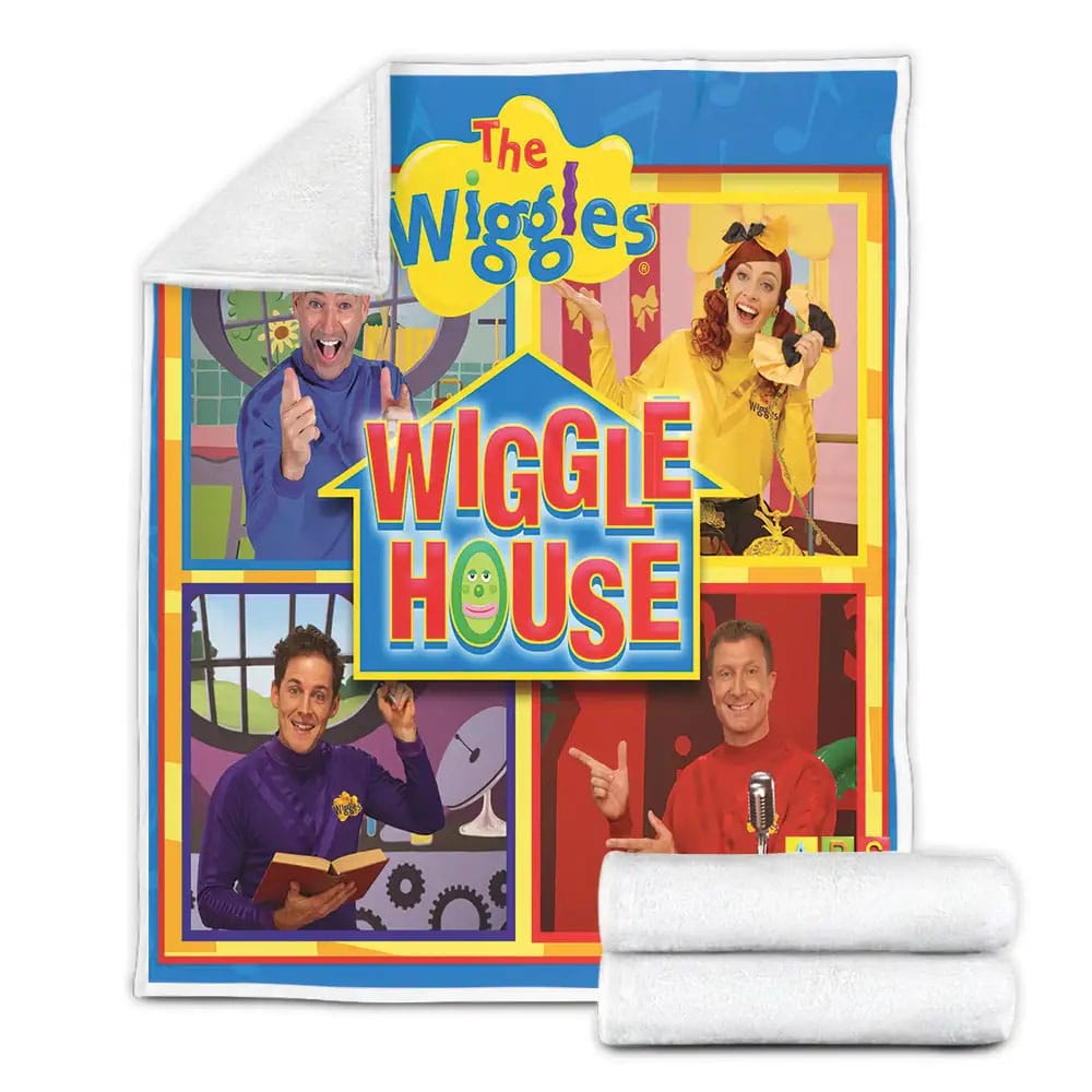 The Wiggles Wiggle House Fleece Blanket Gift For Christmas Thanksgiving Halloween