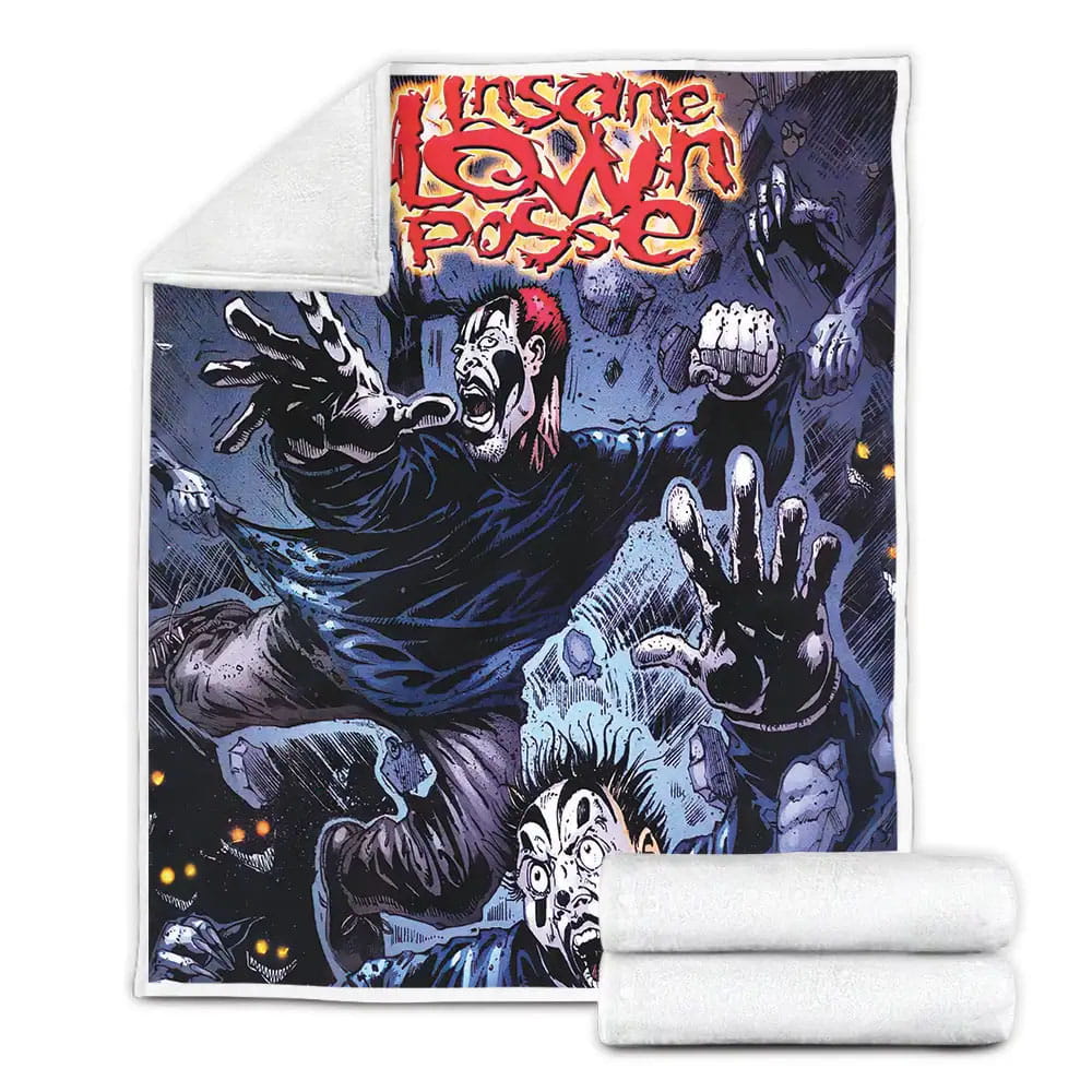 Chaos Insane Clown Posse Fleece Blanket Gift For Christmas Thanksgiving Halloween