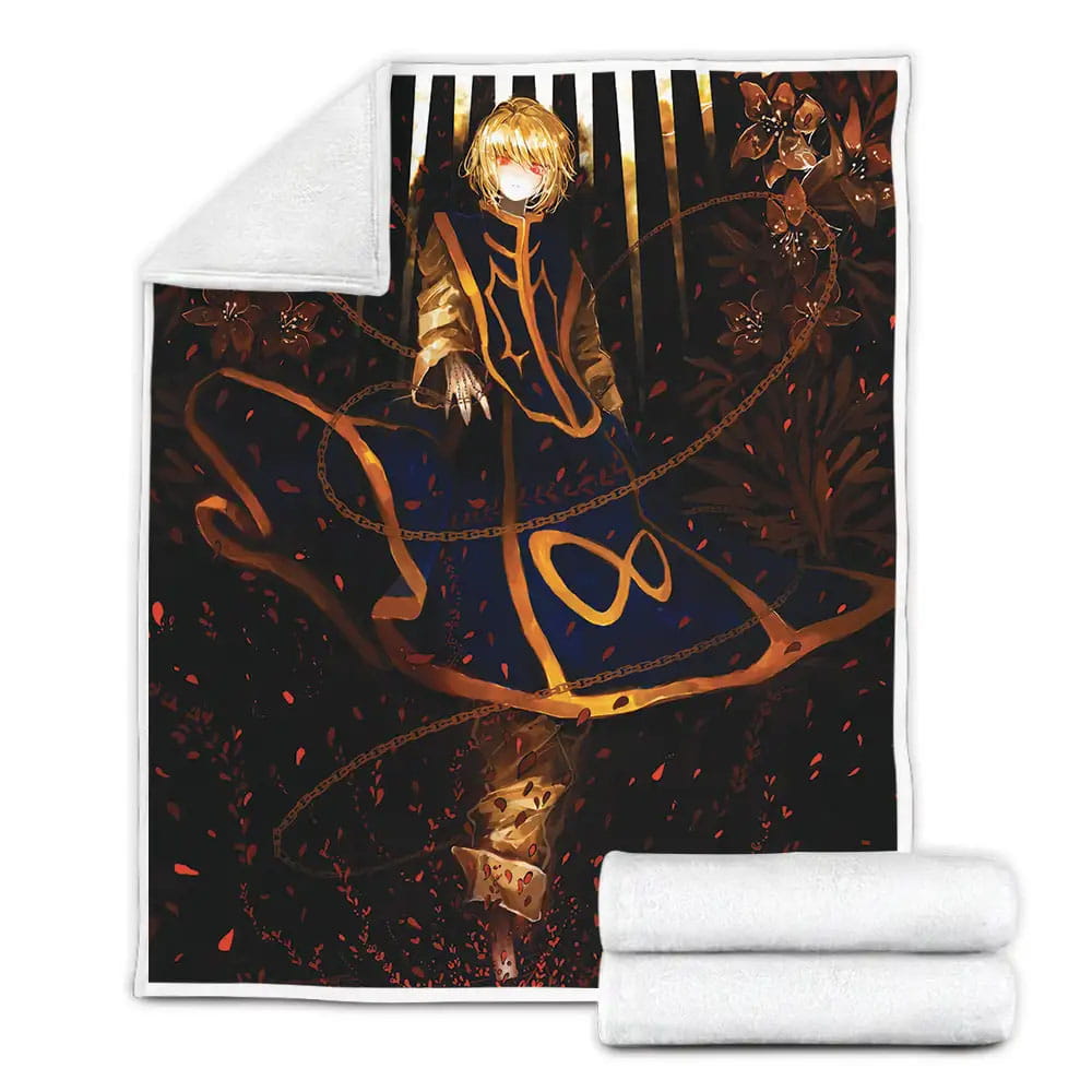 Hunter X Hunter Kurapika Fleece Blanket Gift For Christmas Thanksgiving Halloween
