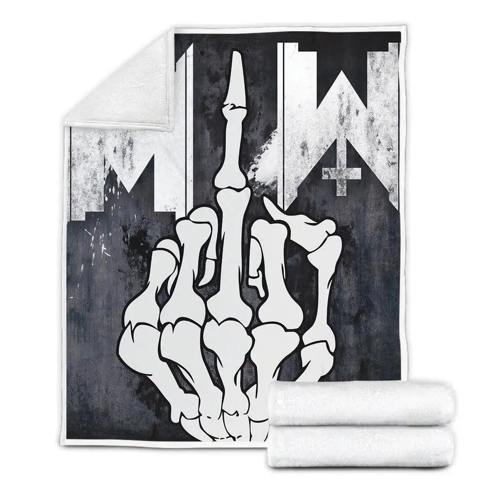 Motionless In White Music Band Cool Art Fleece Blanket Gift For Wife Husband Besties