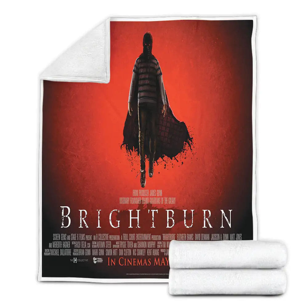 Brightburn Poster Fleece Blanket Gift For Birthday Halloween Christmas Thanksgiving