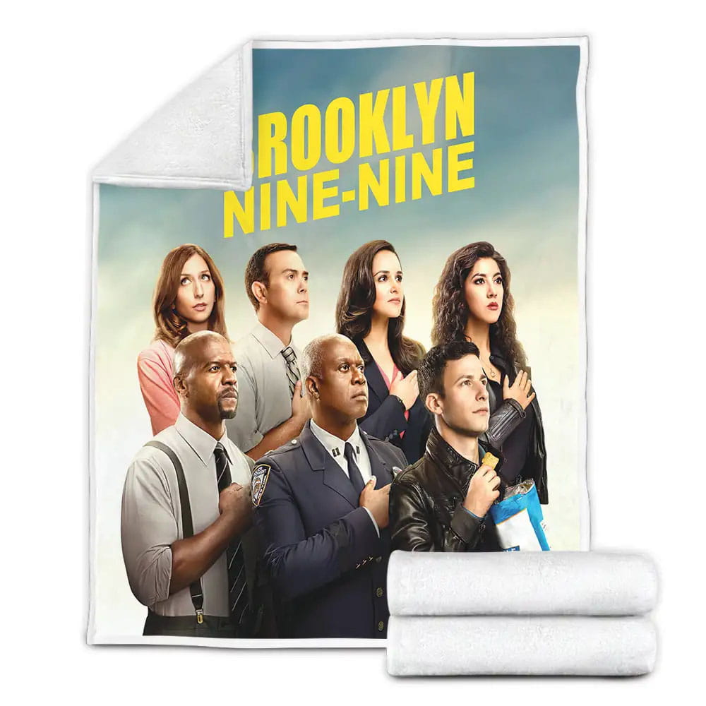 Brooklyn Nine-Nine Characters In Season Fleece Blanket Gift For Wife Husband Besties