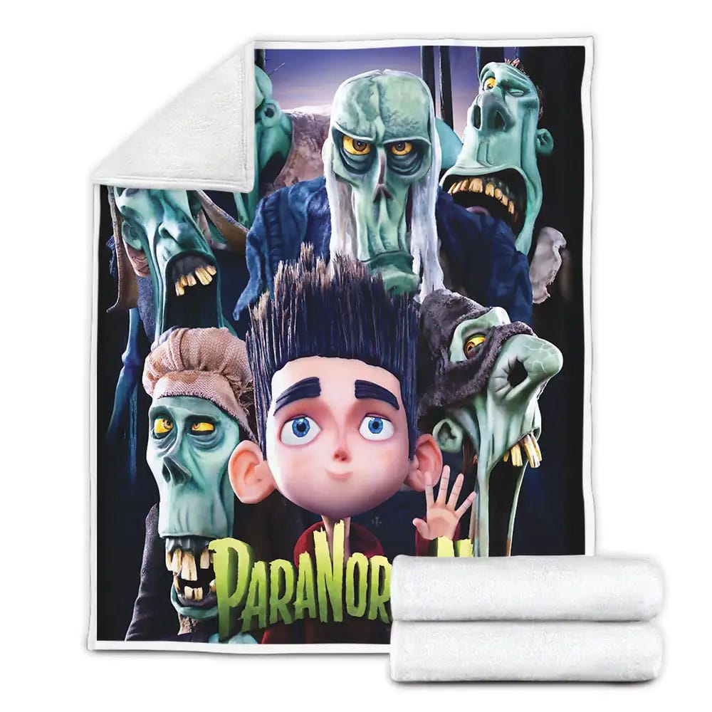 Paranorman Zombies Fleece Blanket Gift For Birthday Halloween Christmas Thanksgiving