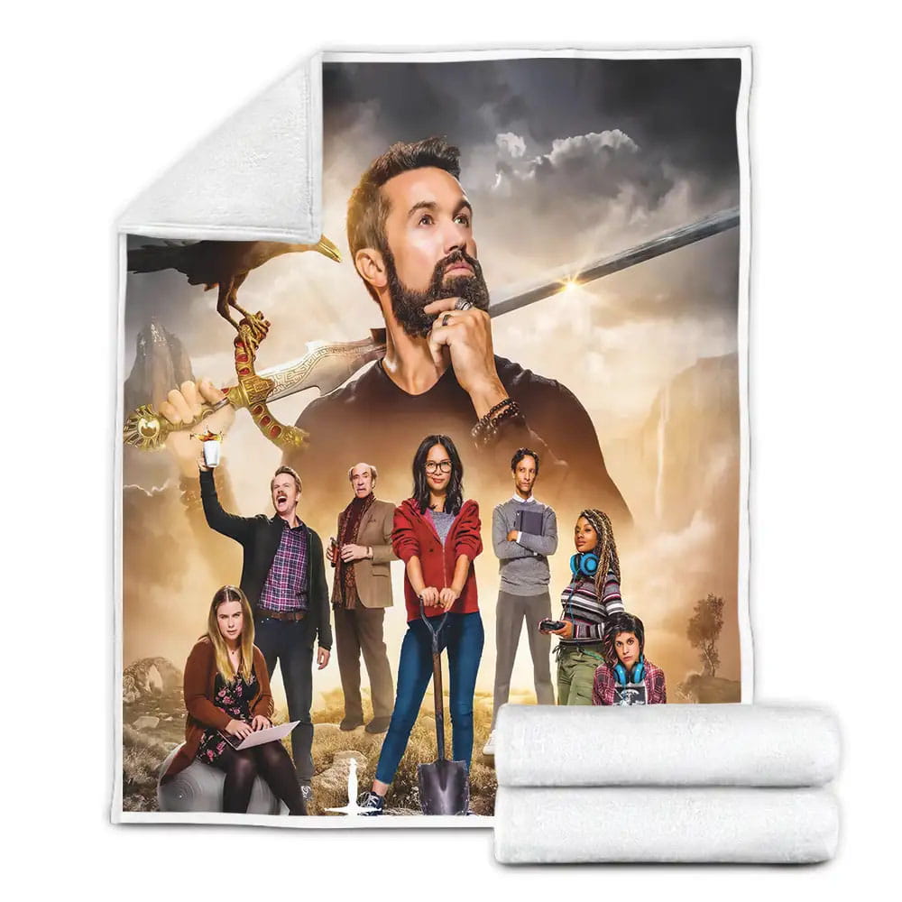 Mythic Quest Movie Poster Fleece Blanket Gift For Christmas Thanksgiving Halloween
