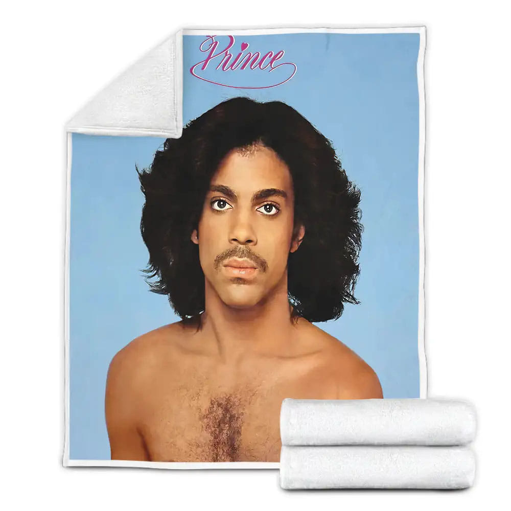 Prince Album Cover Fleece Blanket Gift For Birthday Halloween Christmas Thanksgiving
