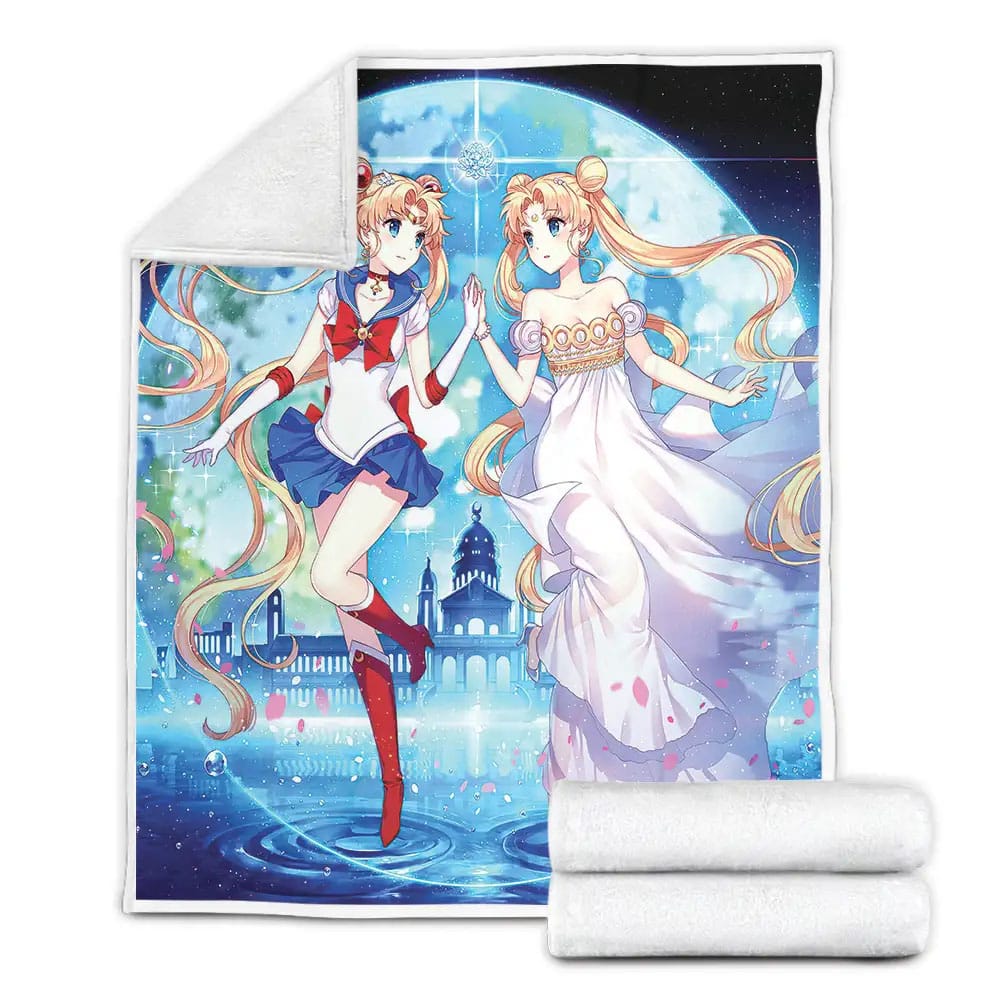Sailor Moon Usagi Tsukino Two Life Of The Student Fleece Blanket Perfect 