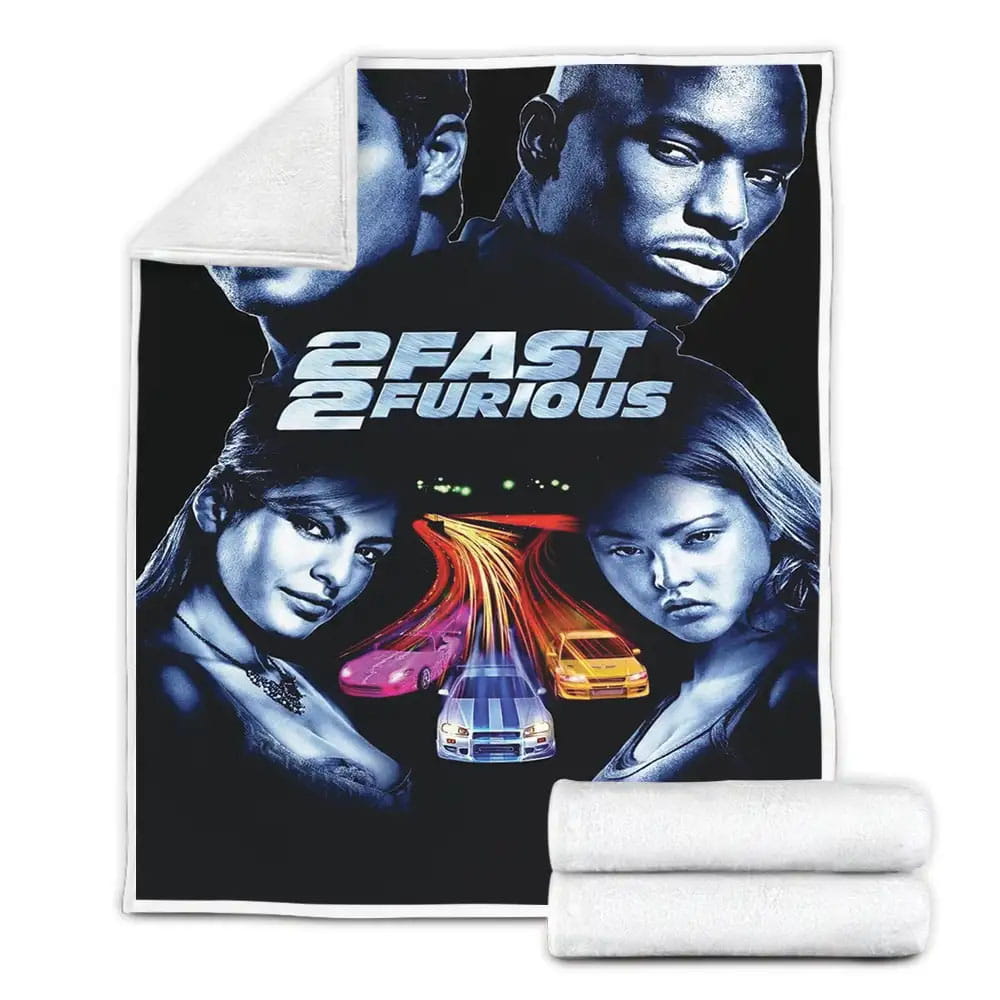 Movie Fast Furious Fleece Blanket Gift For Birthday Halloween Christmas Thanksgiving