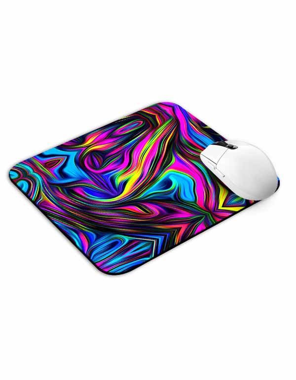 Allleftout Multicolor Line Arts Mouse Pad