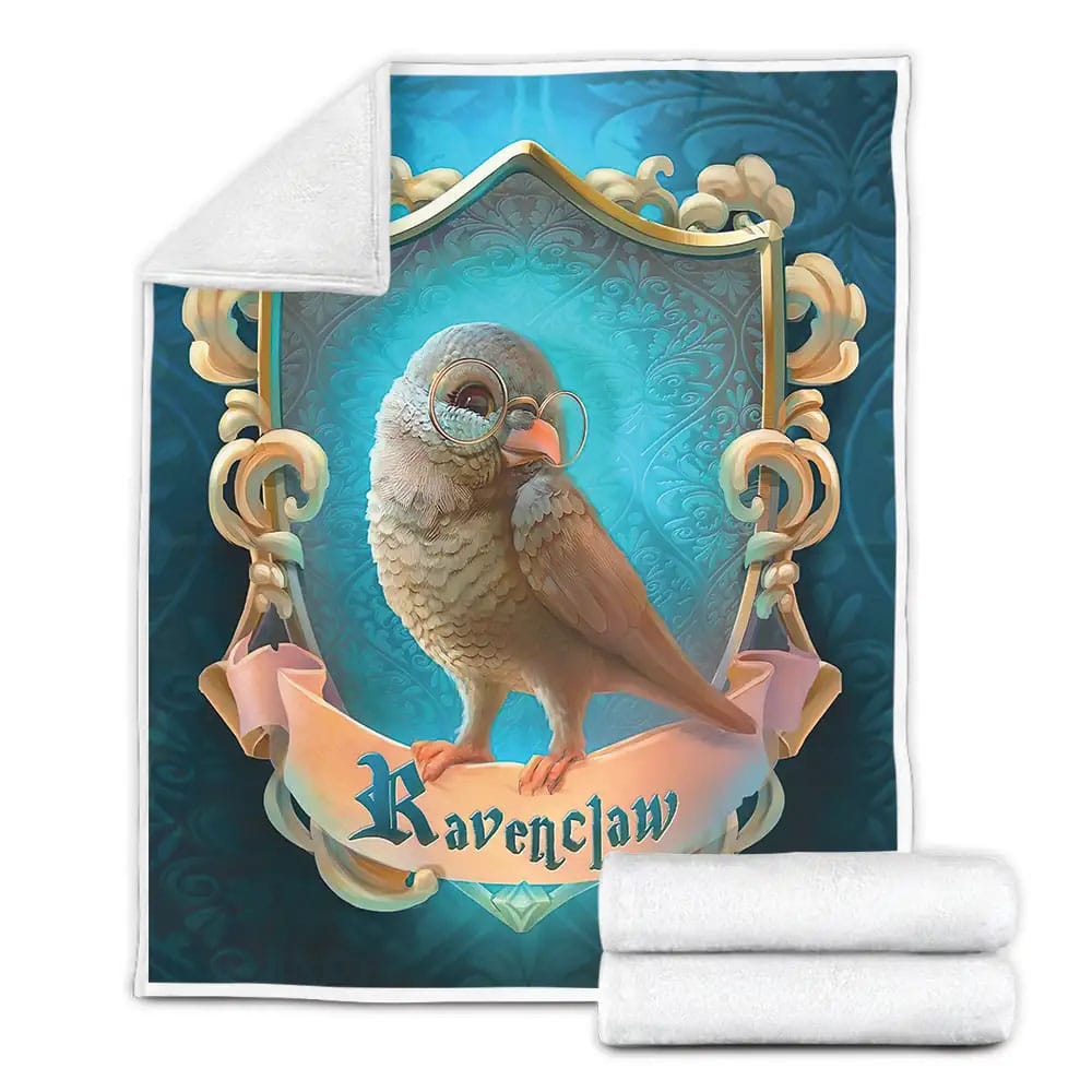 Harry Potter Cute Little Eagle Symbol Of Ravenclaw Fleece Blanket Perfect 