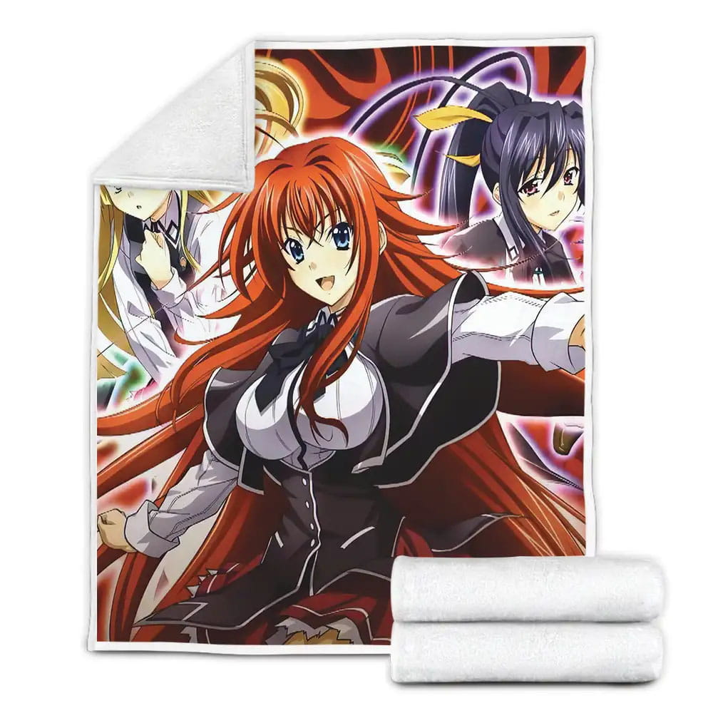 High School Dxd 2012?2018 Wallpaper Movie Poster Fleece Blanket Perfect 