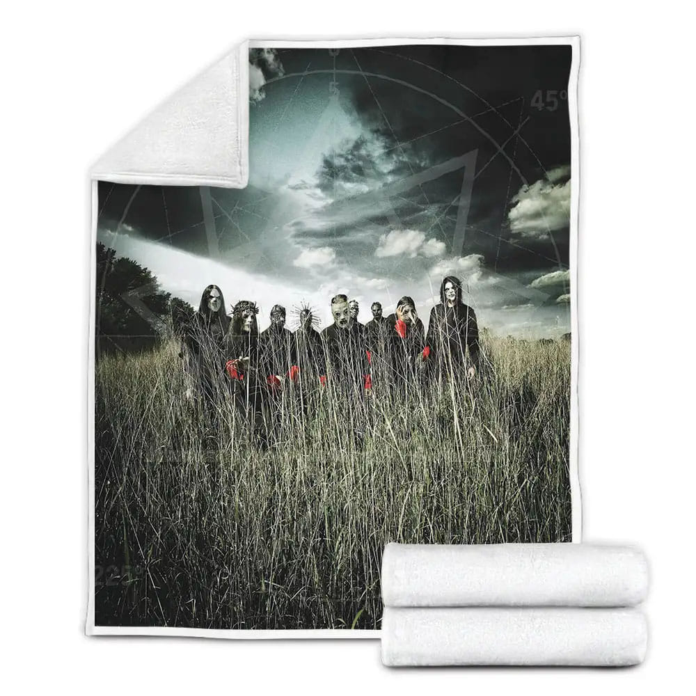 Slipknot All Hope Is Gone Album Art Cover Fleece Blanket Gift For Wife Husband Besties
