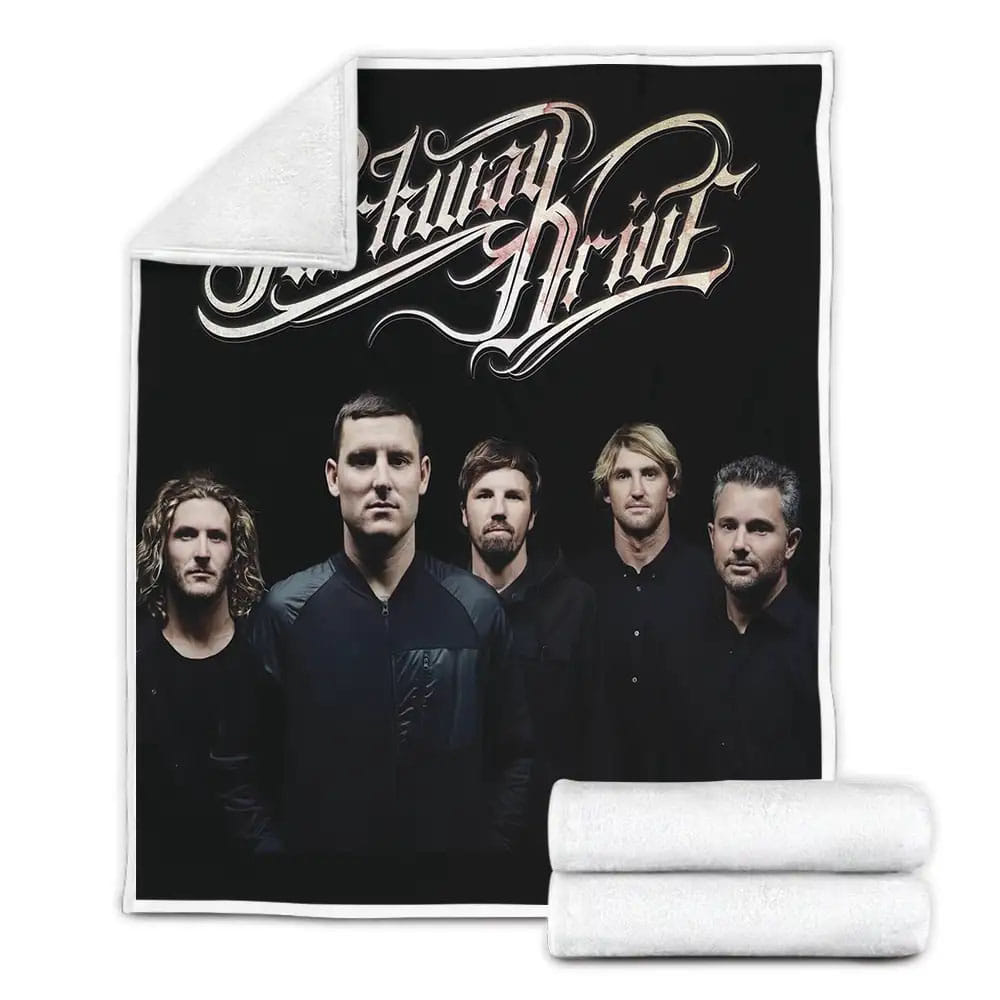 Parkway Drive Band So Deep Fleece Blanket Gift For Christmas Thanksgiving Halloween