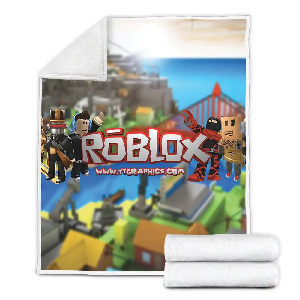 Roblox Creative Characters Fleece Blanket Gift For Christmas Thanksgiving Halloween