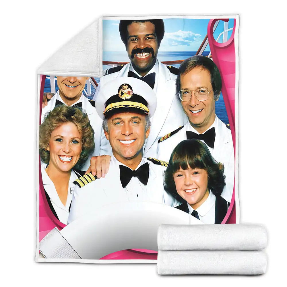 The Love Boat Movie Poster Fleece Blanket Gift For Christmas Thanksgiving Halloween