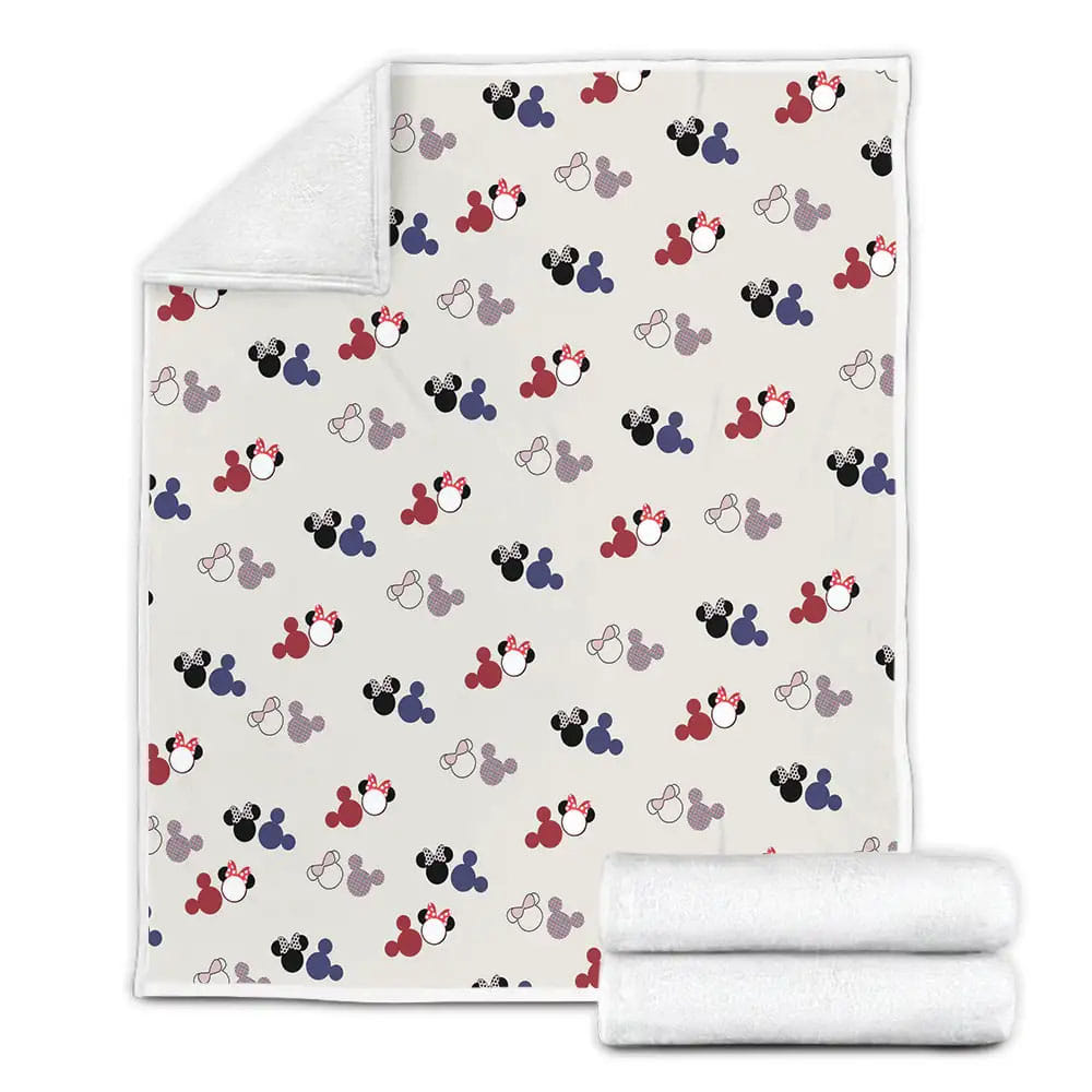 Disney Mickey Mouse Fleece Blanket Gift For Birthday Halloween Christmas Thanksgiving