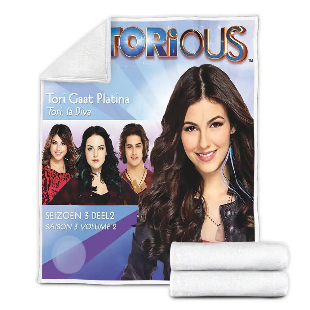 Victorious Tori Vega Poster Fleece Blanket Gift For Christmas Thanksgiving Halloween