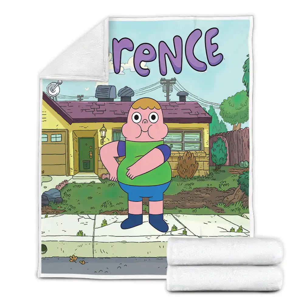 Clarence The Poster Fleece Blanket Gift For Birthday Halloween Christmas Thanksgiving