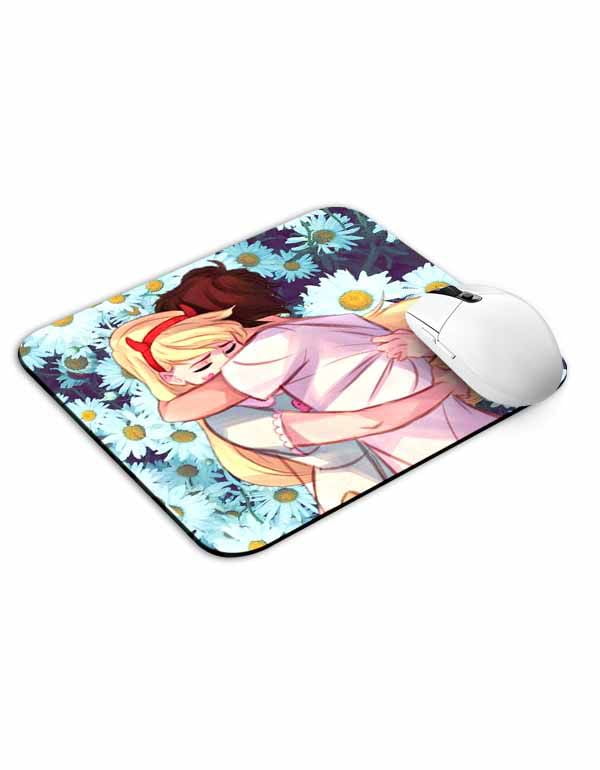 Allleftout Couple Hug Mouse Pad
