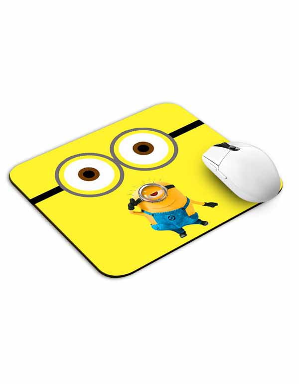 Allleftout Minions In Eyes Mouse Pad