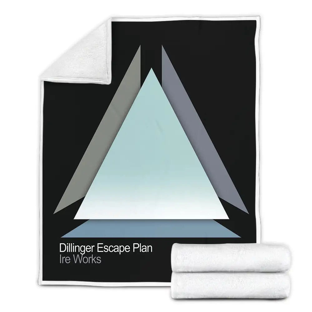 The Dillinger Escape Plan Band Ire Works Album Cover Fleece Blanket Perfect 