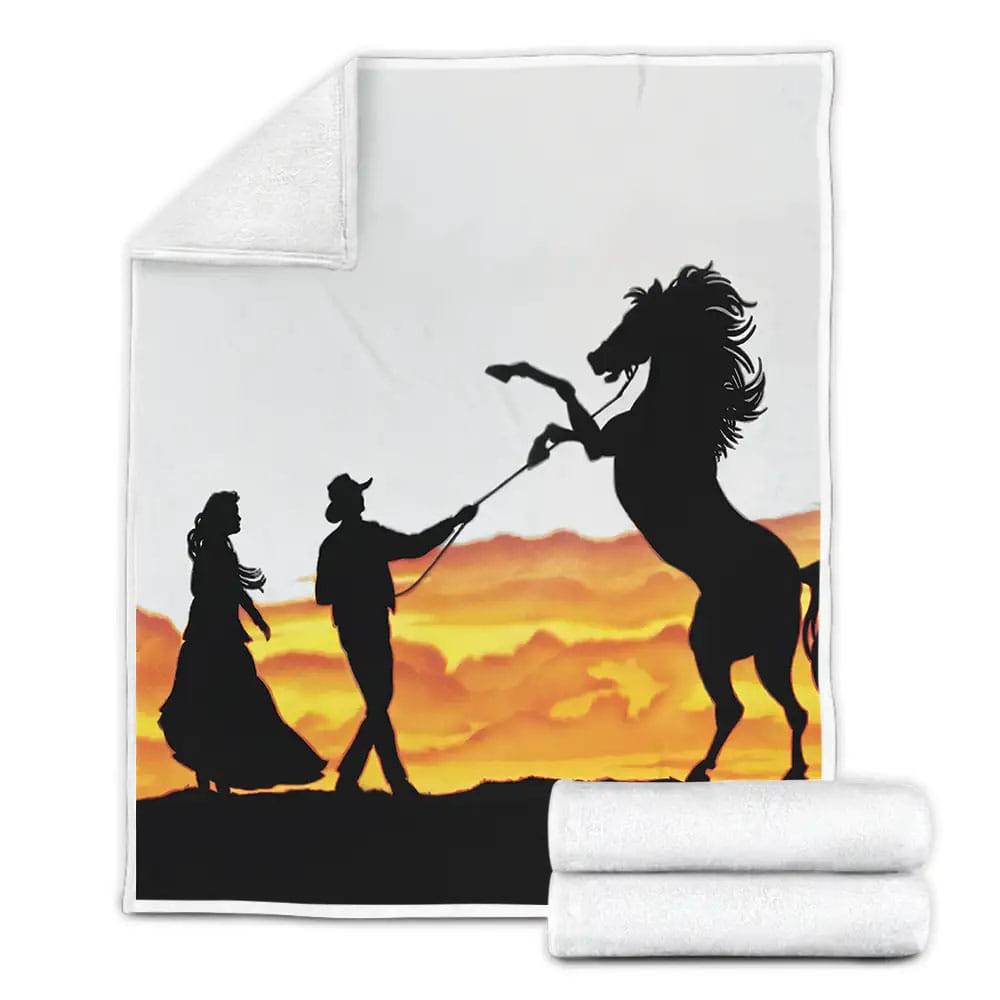 The Man From Snowy River 1982 Movie Poster Artwork Fleece Blanket Perfect 
