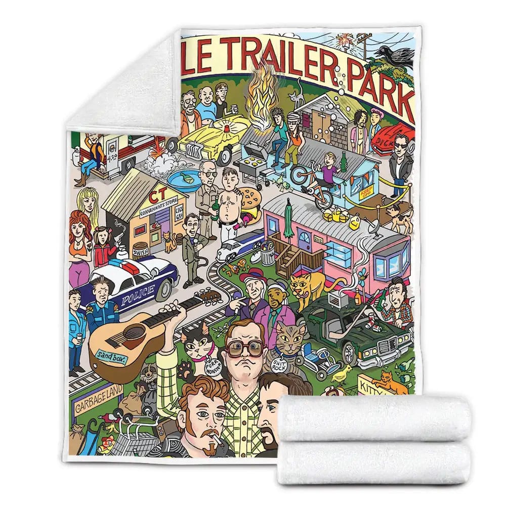 Trailer Park Boys Movie Art Fleece Blanket Gift For Christmas Thanksgiving Halloween