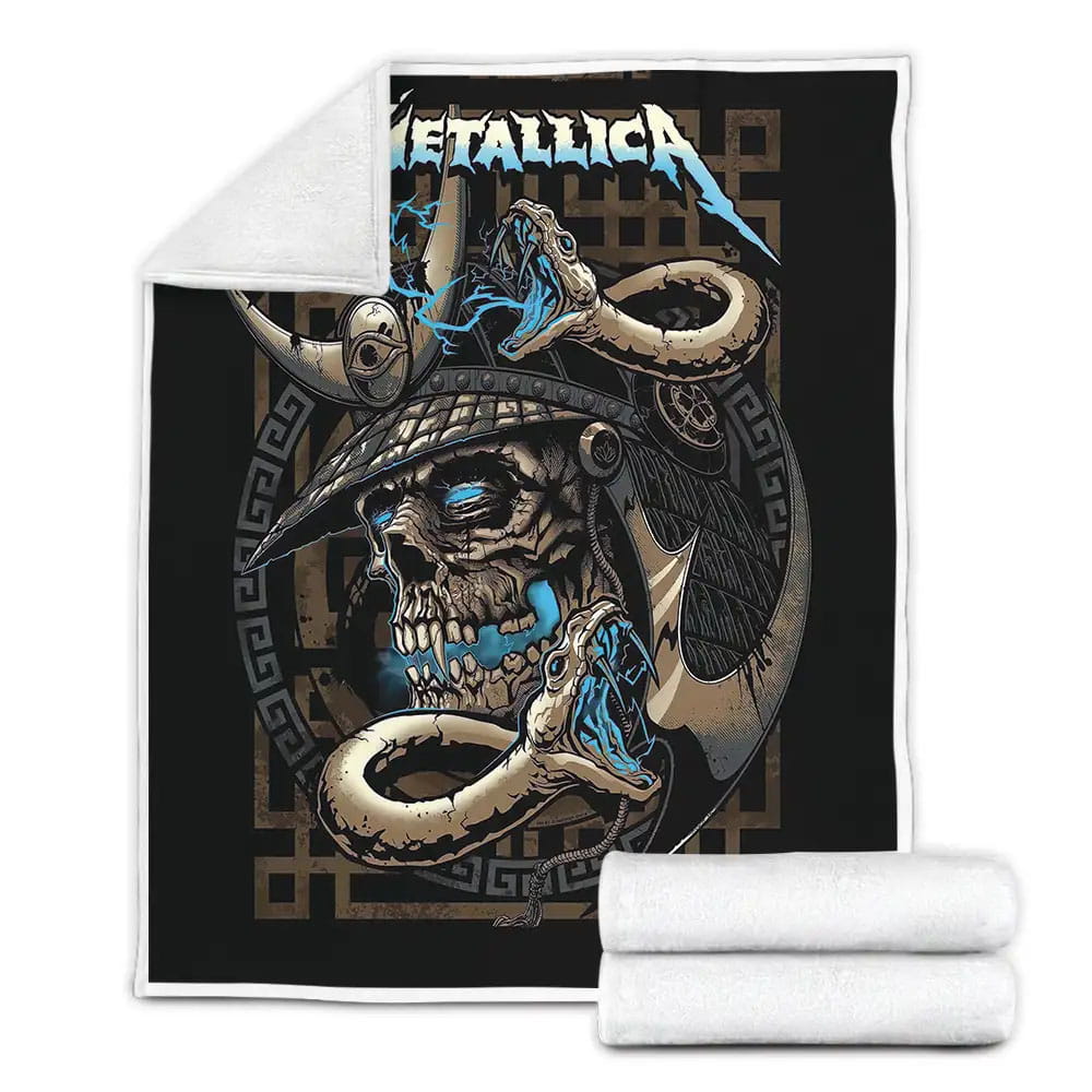 Metallica In Austria Fleece Blanket Gift For Birthday Halloween Christmas Thanksgiving