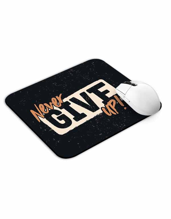 Allleftout Never Give Up Mouse Pad