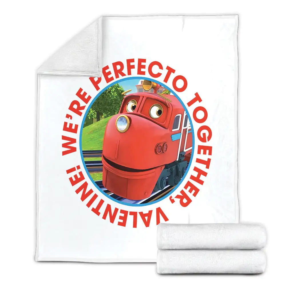 Chuggington Wilson Were Perfecto Together Fleece Blanket Gift For Wife Husband Besties