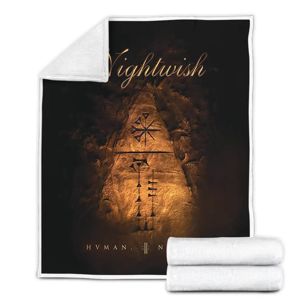 Floor Band Nightwish Fleece Blanket Gift For Birthday Halloween Christmas Thanksgiving