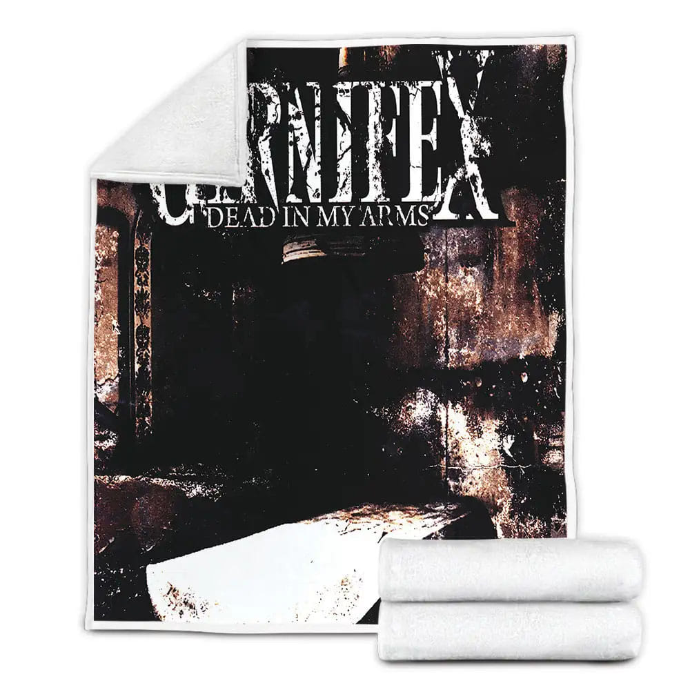 Carnifex Music Dead In My Arms Album Cover Fleece Blanket Gift For Wife Husband Besties
