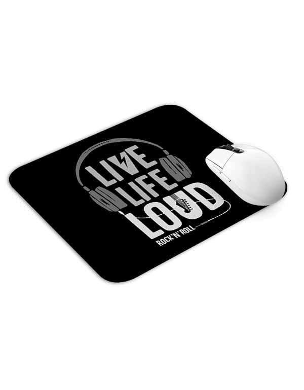 Allleftout Live Life Loud Mouse Pad
