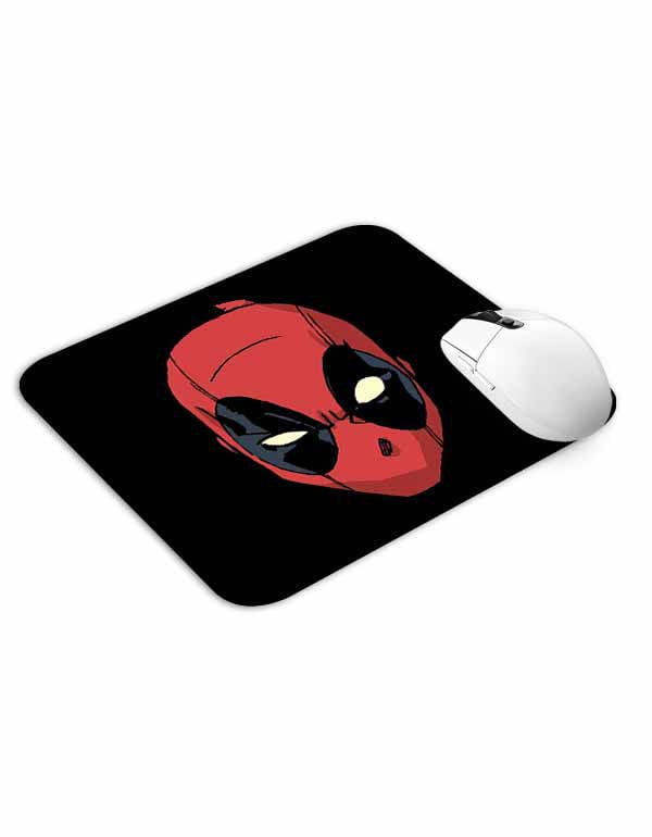 Allleftout Deadpool Face Mouse Pad