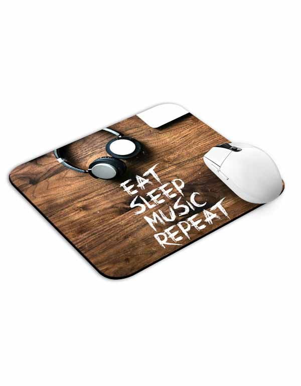 Allleftout Eat Sleep Music Repeat Mouse Pad