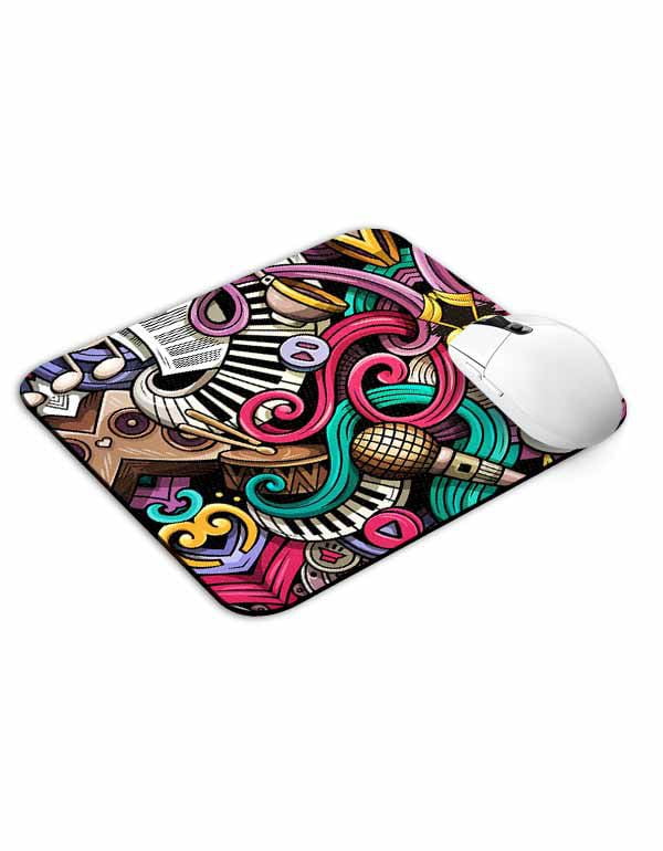 Allleftout Music Lovers Art Mouse Pad