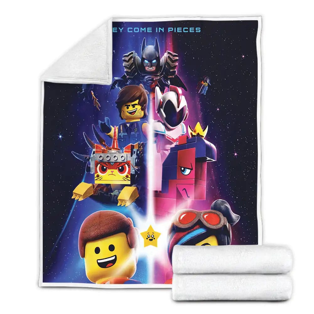 The Lego Movie 2 The Second Part 2019 Movie Poster Fleece Blanket Perfect 