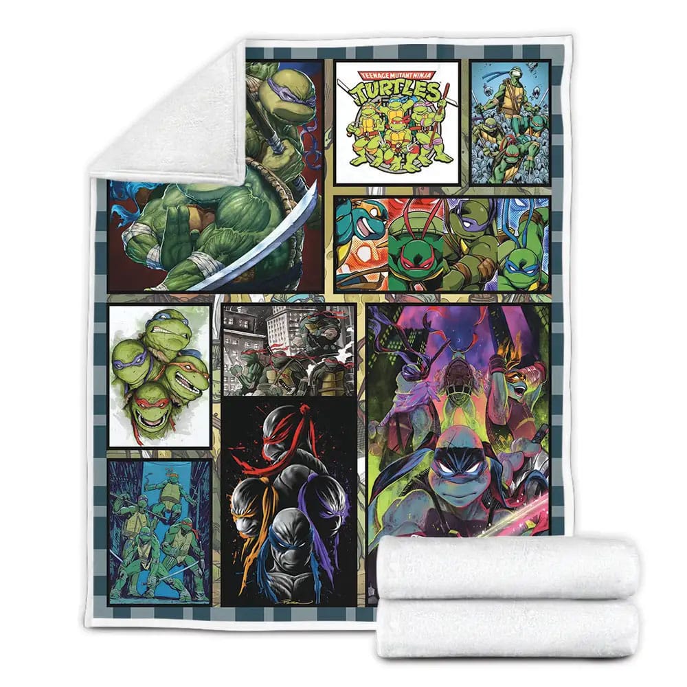Teenage Mutant Ninja Turtles Fleece Blanket Gift For Christmas Thanksgiving Halloween