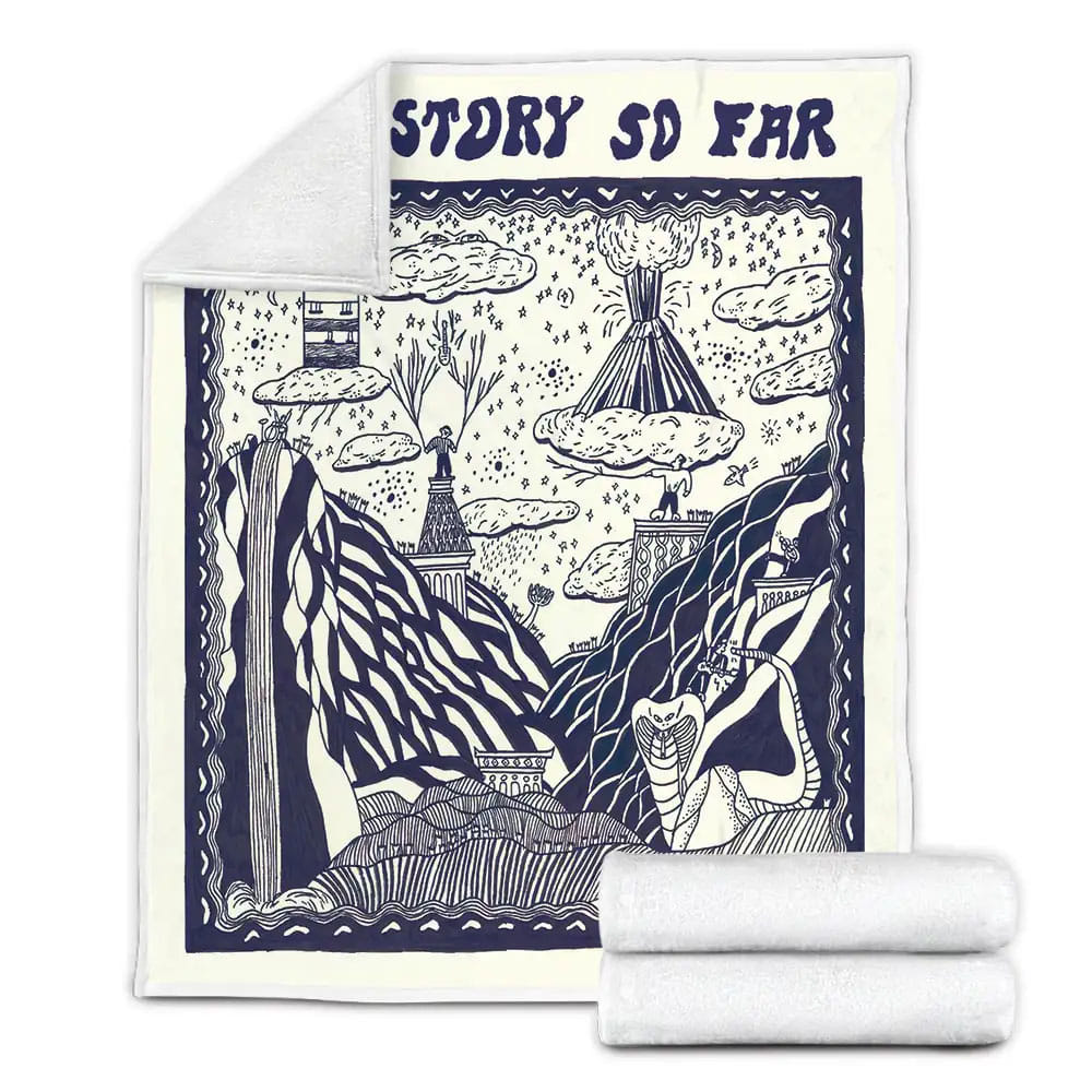 The Story So Far Album Cover Fleece Blanket Gift For Christmas Thanksgiving Halloween