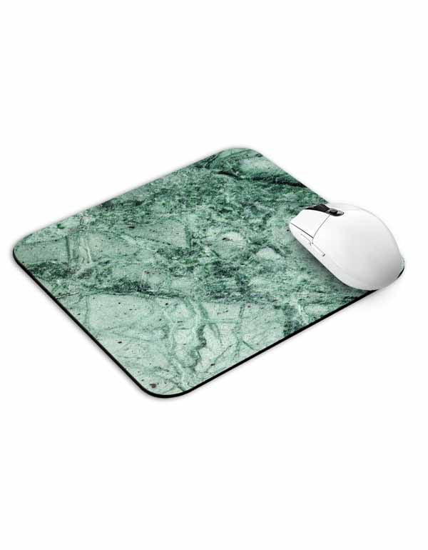 Allleftout Sage Green Color Marble Mouse Pad
