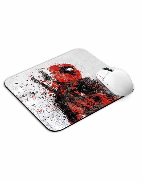 Allleftout Deadpool Back Splatter Mouse Pad