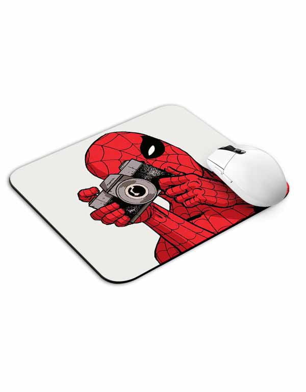 Allleftout Spiderman Clicking Photo Mouse Pad