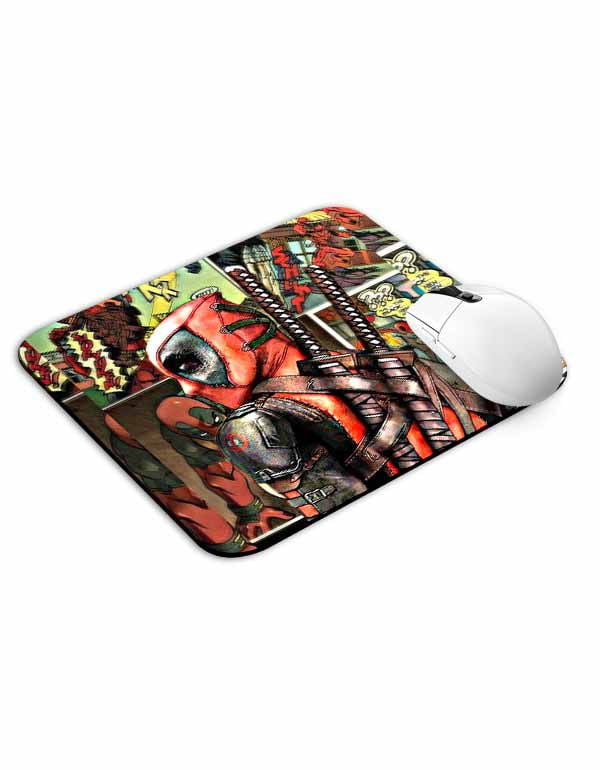 Allleftout Deadpool Comic Mouse Pad