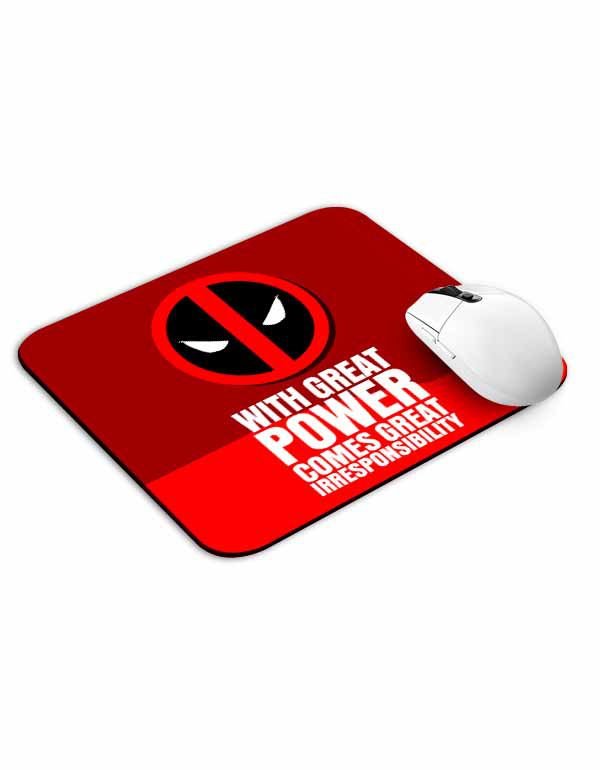 Allleftout Deadpool Powers Mouse Pad