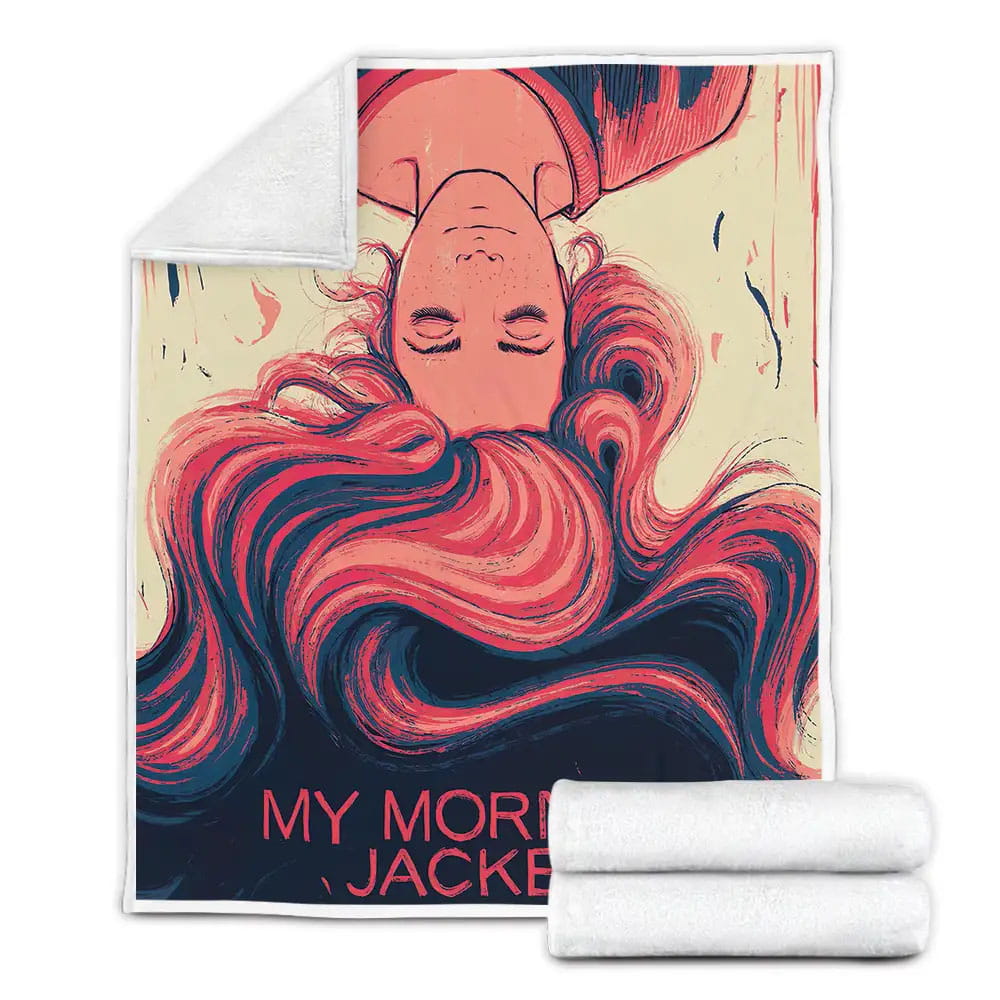 My Morning Jacket Art Poster Fleece Blanket Gift For Christmas Thanksgiving Halloween