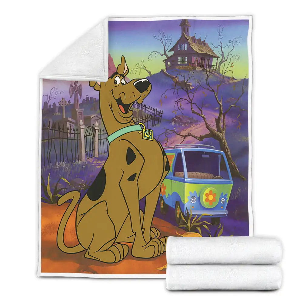 Scooby Doo Movies Scooby Doo And The Mysterious Land Fleece Blanket Perfect 