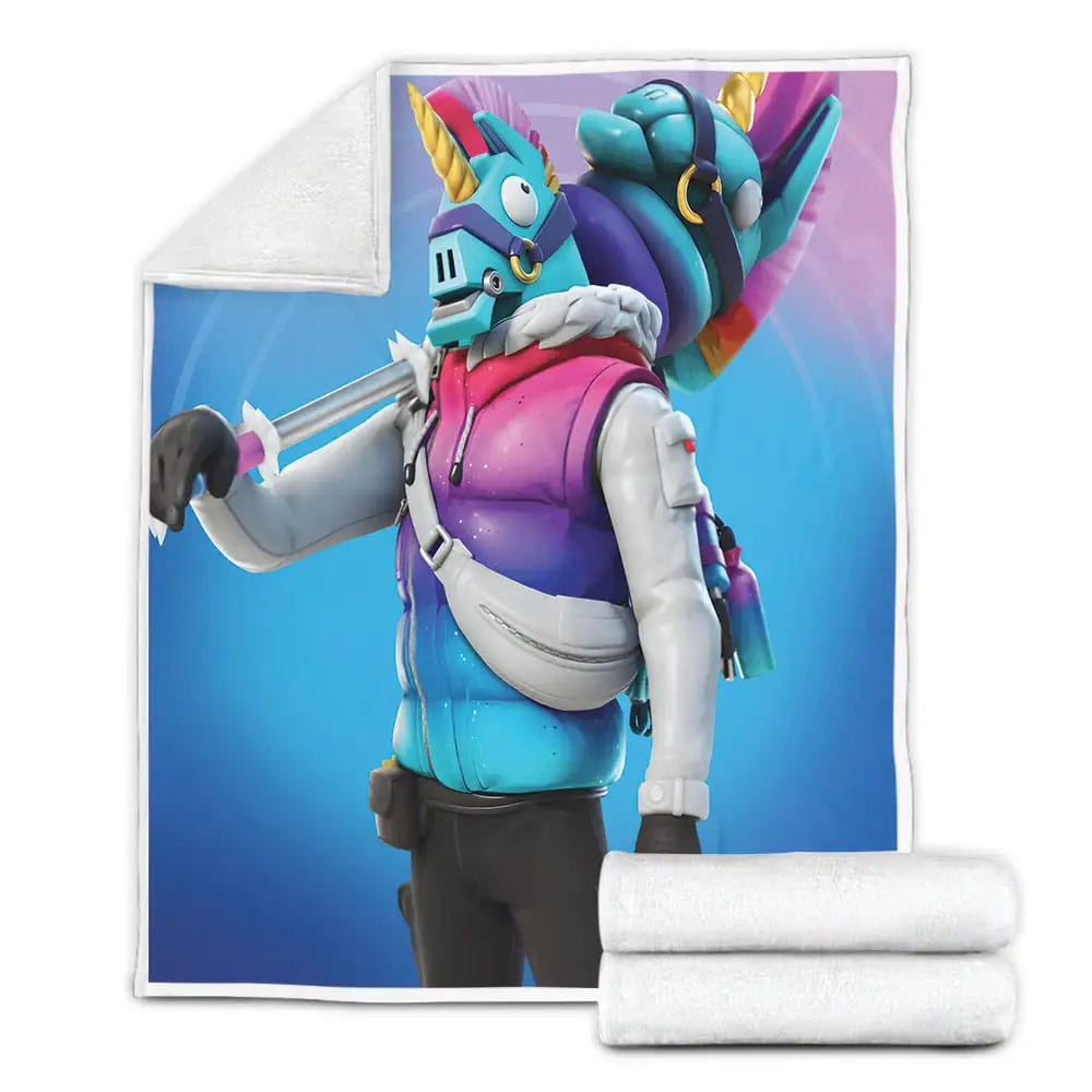 Fortnite Llambro Skin Fleece Blanket Gift For Birthday Halloween Christmas Thanksgiving