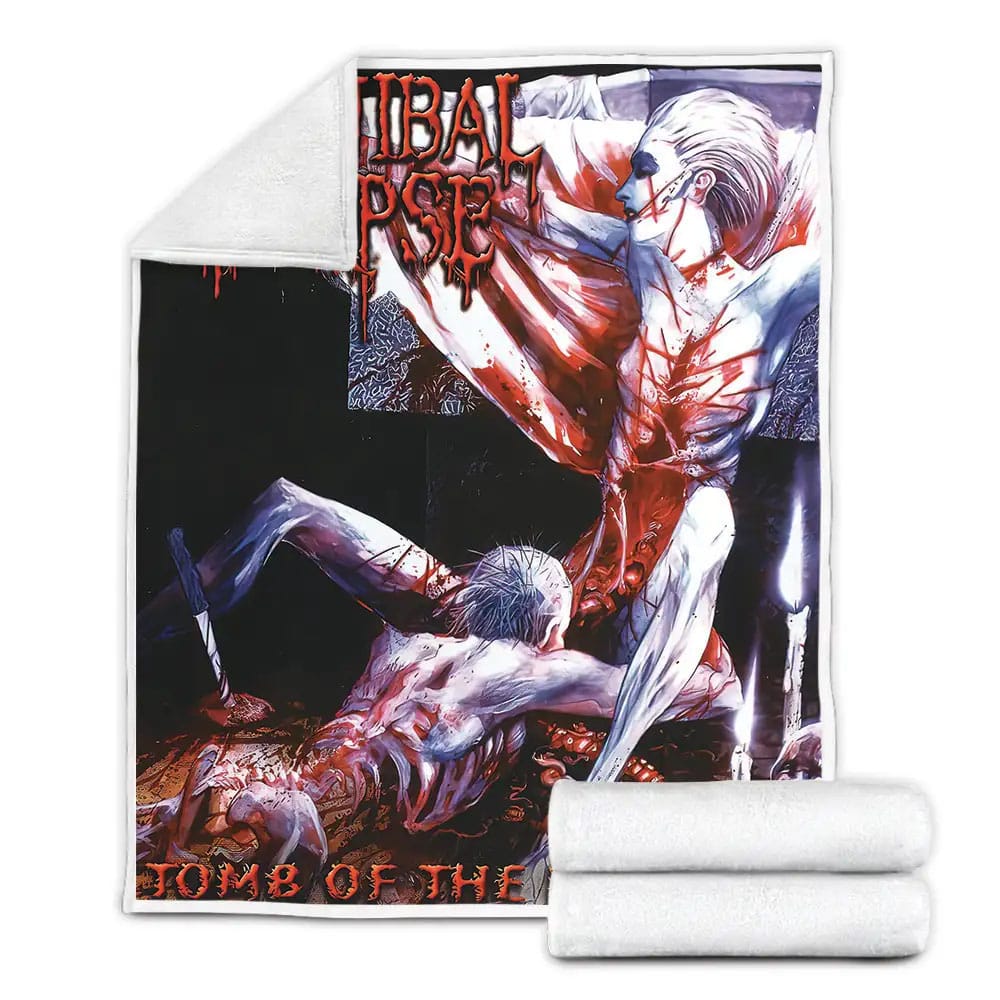 Cannibal Corpse Tomb Of The Mutilated Album Art Cover Fleece Blanket Perfect 