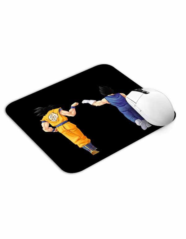 Allleftout Goku And Vegeta Fist Bump Mouse Pad